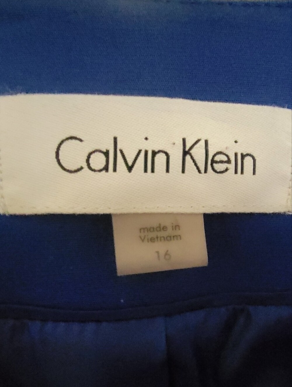 Calvin Klein Royal Blue Women's Blazer Jacket